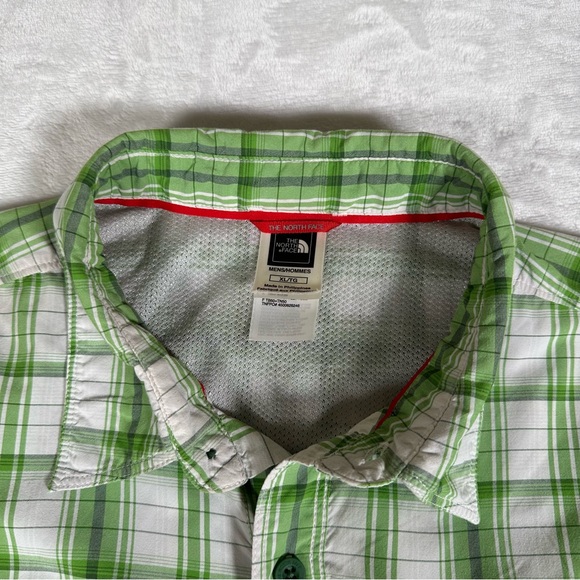 The North Face Shirt Men Size XL Short Sleeve Vented Fishing Hiking Zip Pocket - Picture 4 of 13
